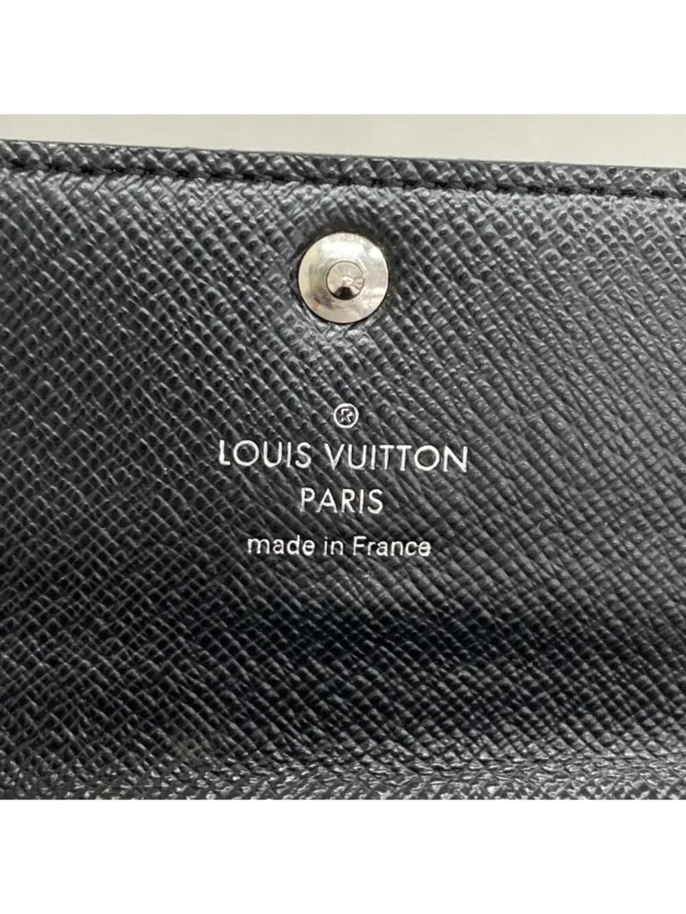 Louis Vuitton Key Case Damier Graphite Multicles 6 Black Gray Key Holder